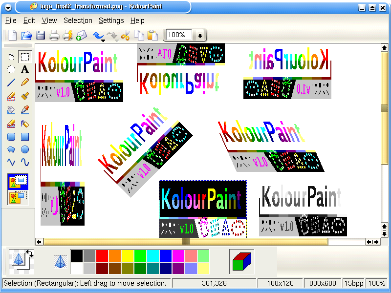 Screenshots KolourPaint the free, easytouse paint program for KDE